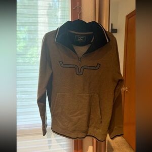 Kimes Ranch jeans quarter zip